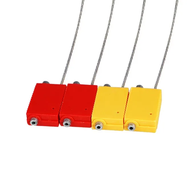 Tagiau Tamper Alloy Sinc Tagiau Cable Sêl Cable